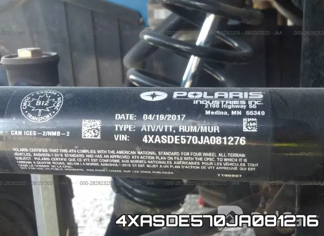 4XASDE570JA081276 фото 2