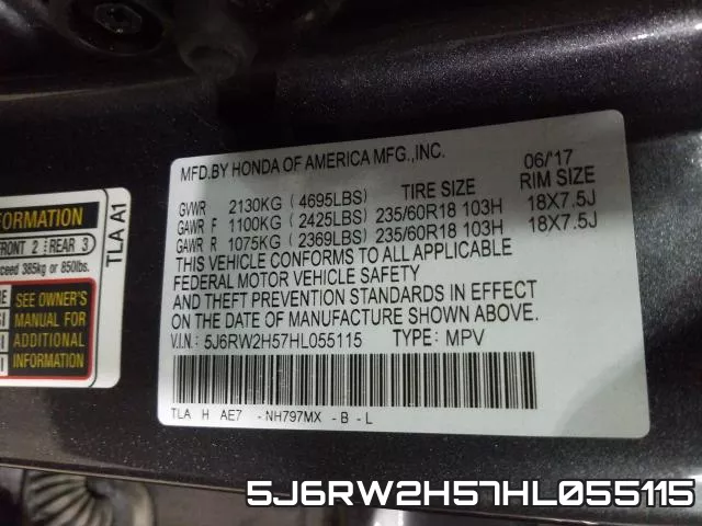 5J6RW2H57HL055115 фото 2