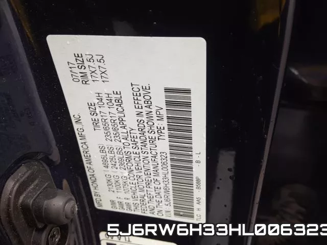5J6RW6H33HL006323 фото 2