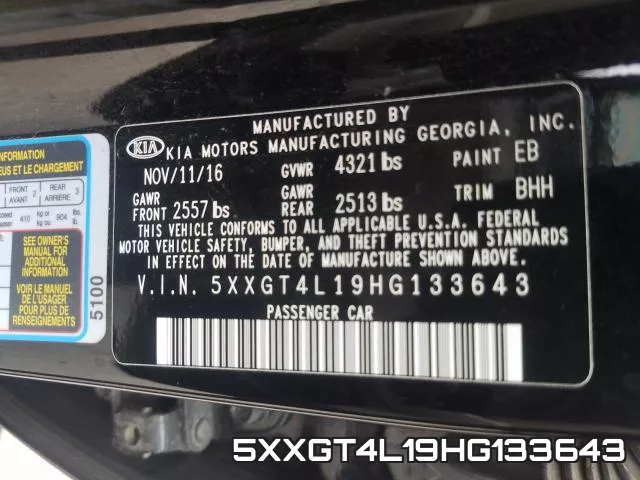5XXGT4L19HG133643 фото 2