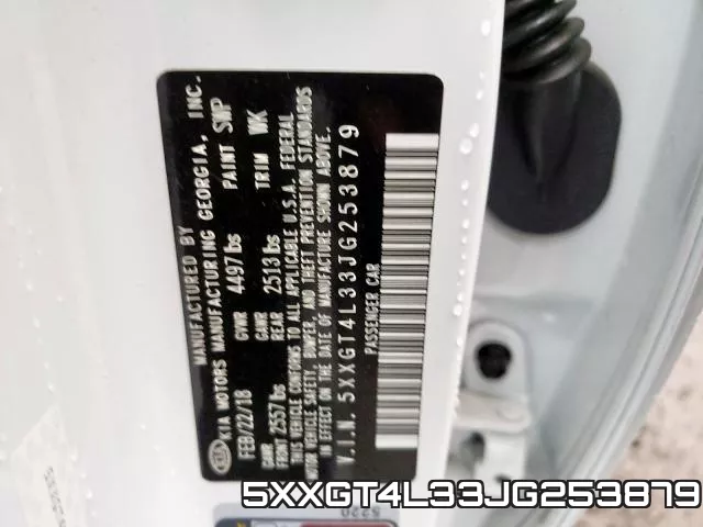 5XXGT4L33JG253879 фото 2