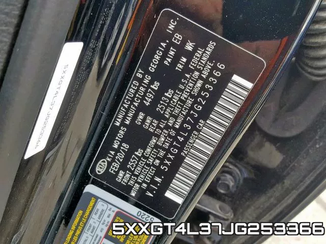 5XXGT4L37JG253366 фото 2