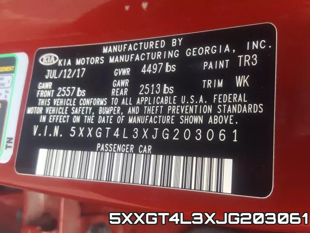 5XXGT4L3XJG203061 фото 2