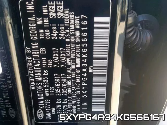 5XYPG4A34KG566167 фото 2