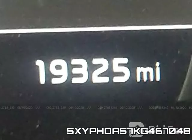 5XYPHDA57KG467048 фото 8