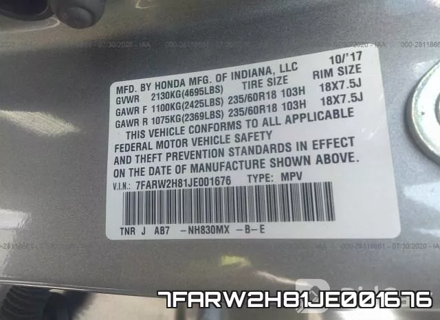 7FARW2H81JE001676 фото 10