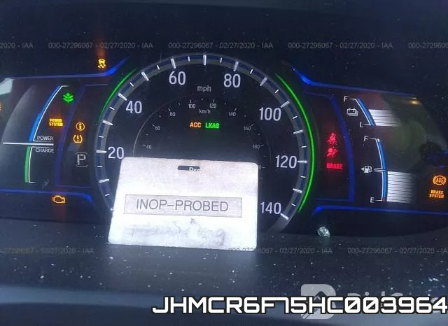 JHMCR6F75HC003964 фото 8