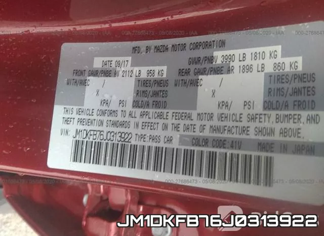 JM1DKFB76J0313922 фото 10