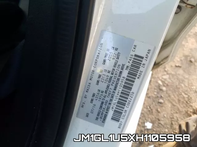 JM1GL1U5XH1105958 фото 2