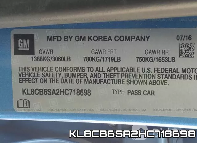 KL8CB6SA2HC718698 фото 10