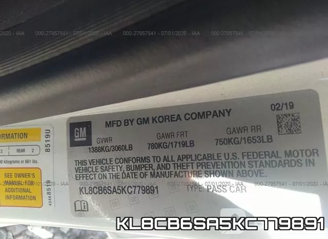 KL8CB6SA5KC779891 фото 10