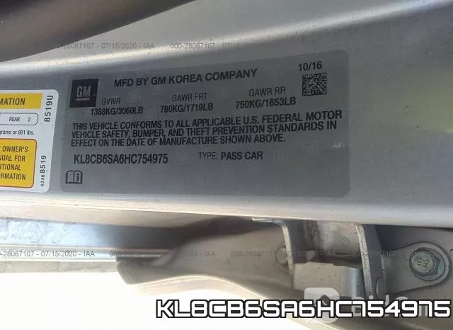 KL8CB6SA6HC754975 фото 10