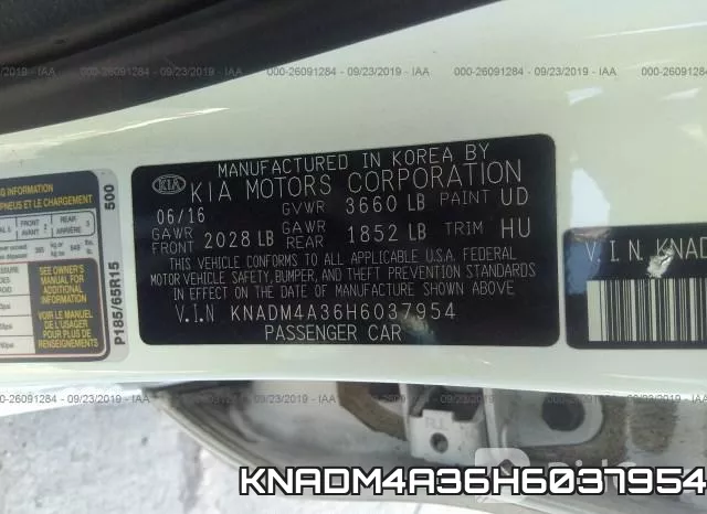 KNADM4A36H6037954 фото 10