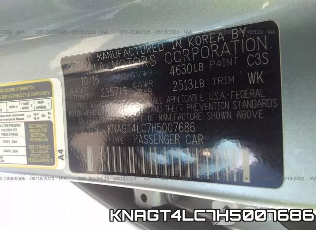 KNAGT4LC7H5007686 фото 10