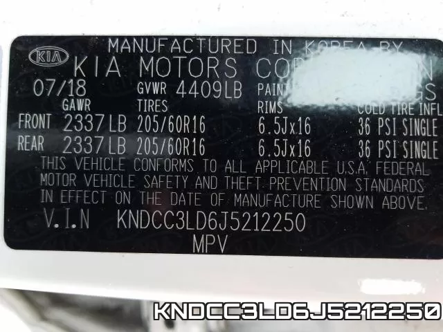 KNDCC3LD6J5212250 фото 2
