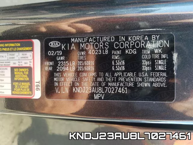 KNDJ23AU8L7027461 фото 2