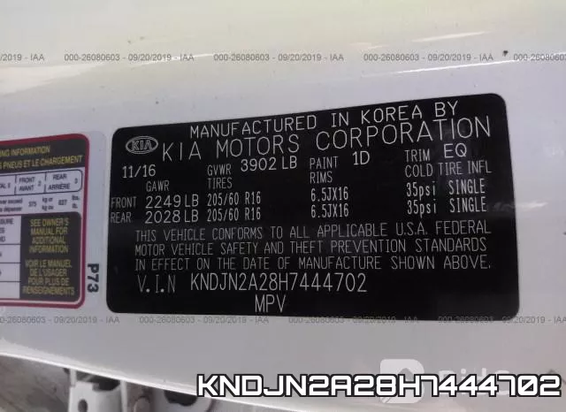 KNDJN2A28H7444702 фото 10