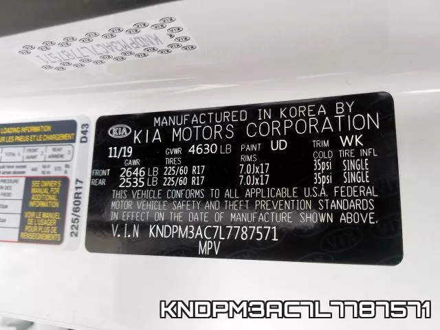KNDPM3AC7L7787571 фото 2