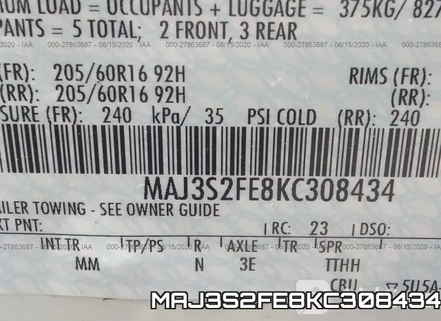MAJ3S2FE8KC308434 фото 10