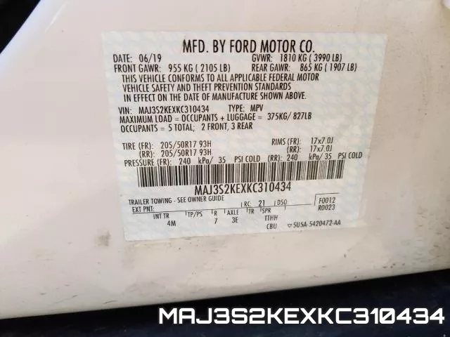 MAJ3S2KEXKC310434 фото 2