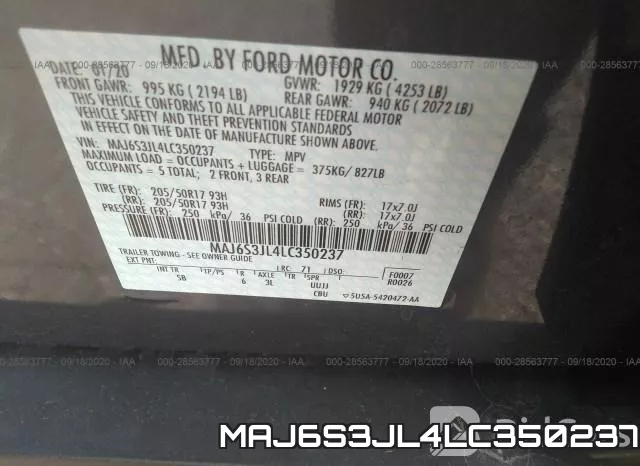 MAJ6S3JL4LC350237 фото 10