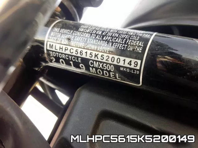 MLHPC5615K5200149 фото 2