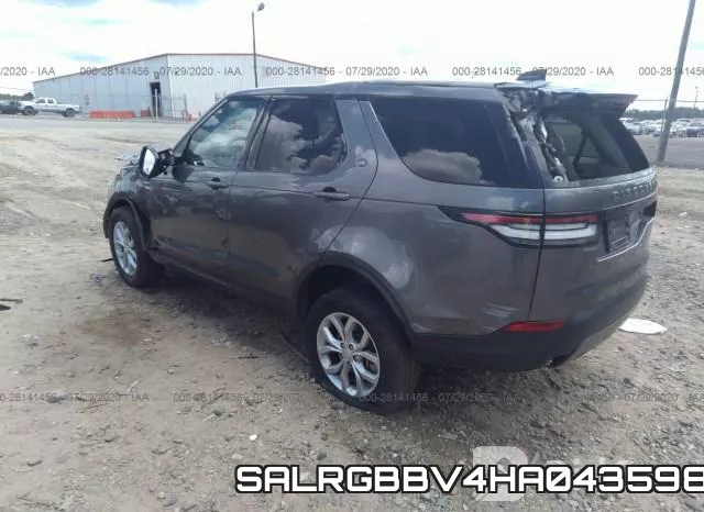 SALRGBBV4HA043598 фото 4