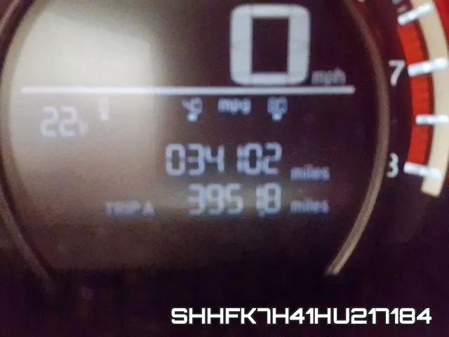 SHHFK7H41HU217184 фото 9