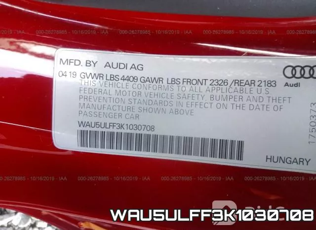 WAU5ULFF3K1030708 фото 10