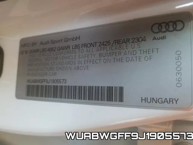 WUABWGFF9J1905573 фото 2