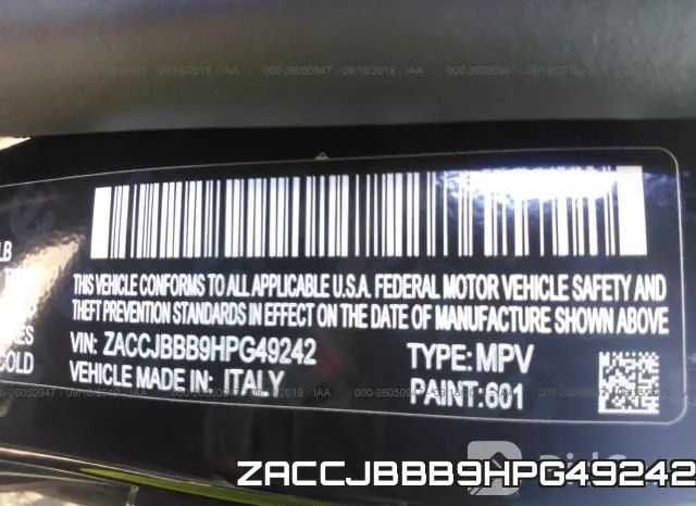 ZACCJBBB9HPG49242 фото 10