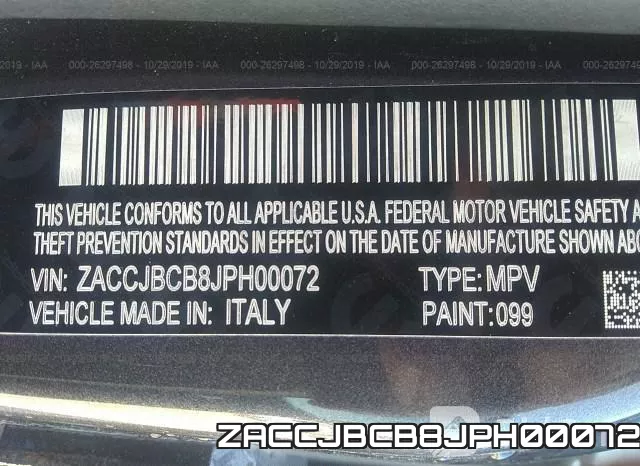 ZACCJBCB8JPH00072 фото 10