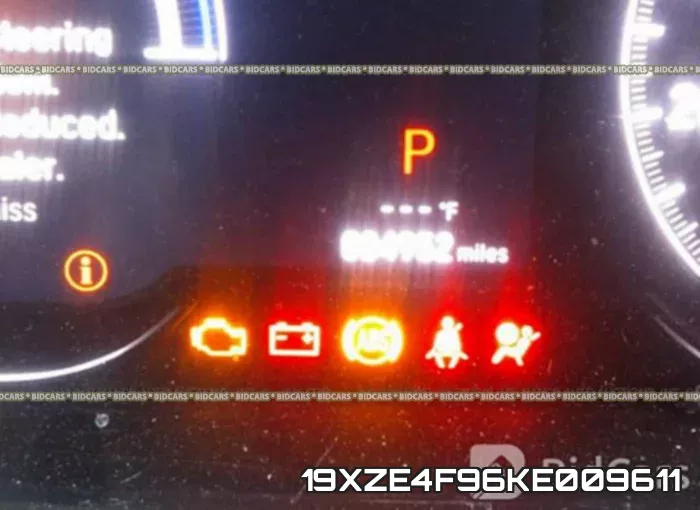 19XZE4F96KE009611 фото 8