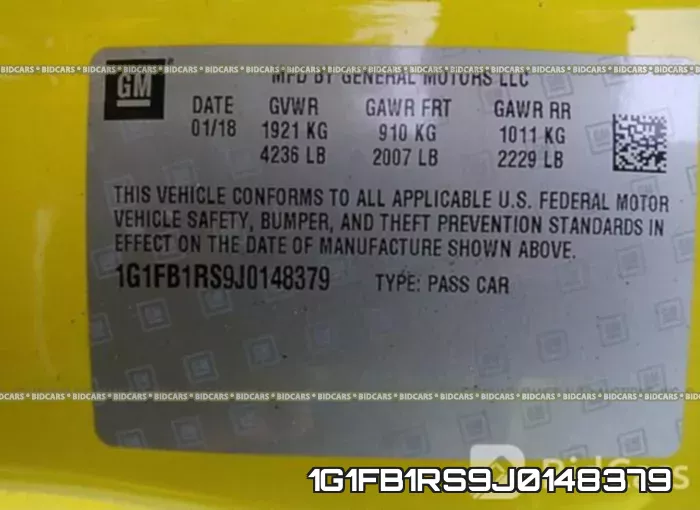 1G1FB1RS9J0148379 фото 10