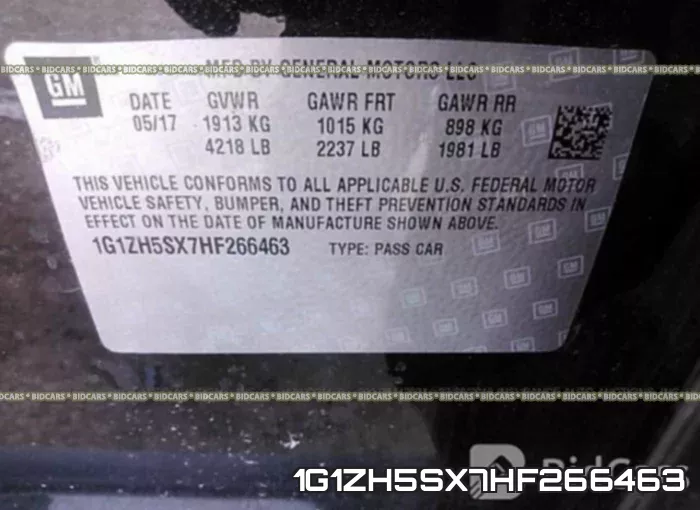 1G1ZH5SX7HF266463 фото 10
