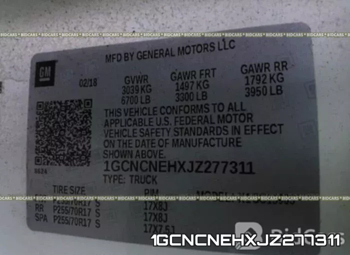 1GCNCNEHXJZ277311 фото 10