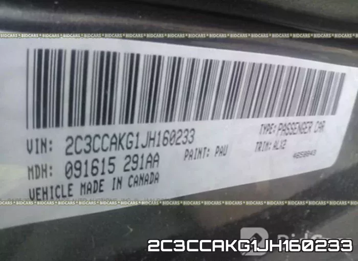 2C3CCAKG1JH160233 фото 10