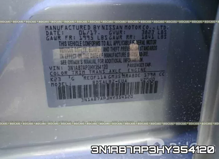 3N1AB7AP3HY354120 фото 10