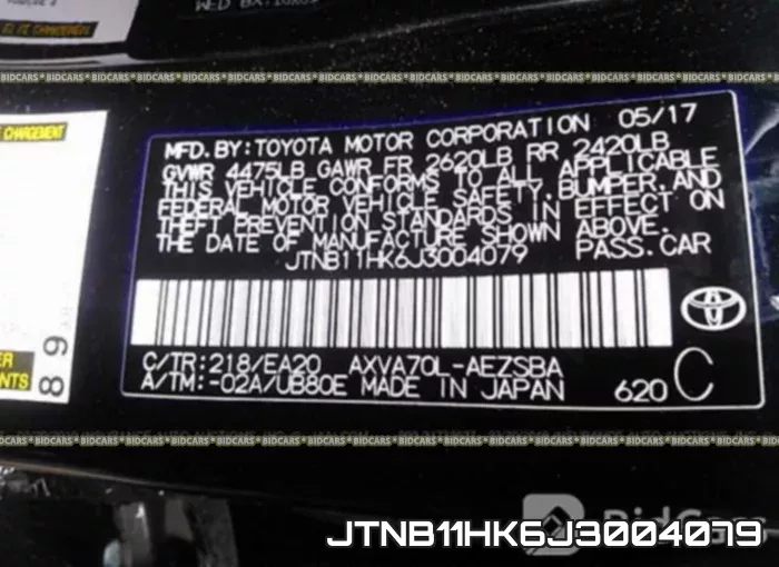 JTNB11HK6J3004079 фото 10