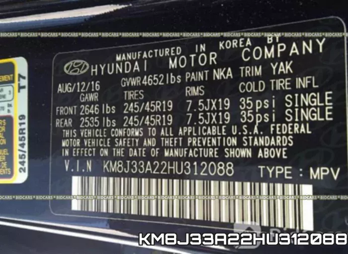 KM8J33A22HU312088 фото 10