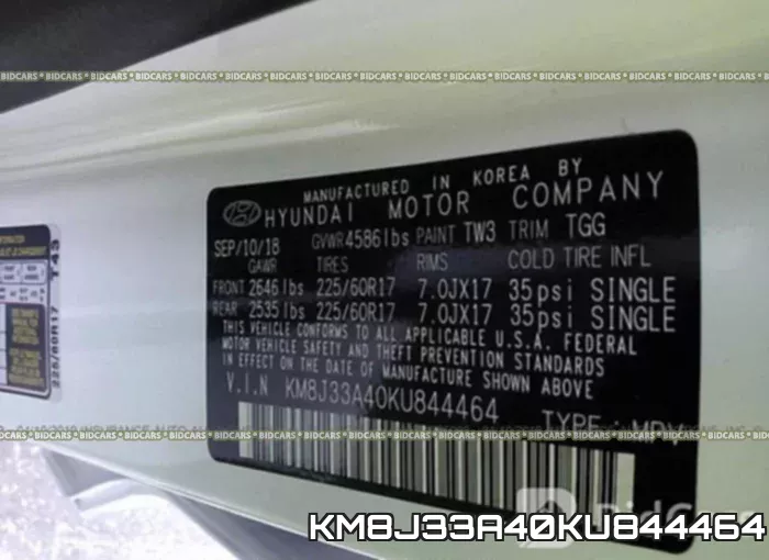 KM8J33A40KU844464 фото 10