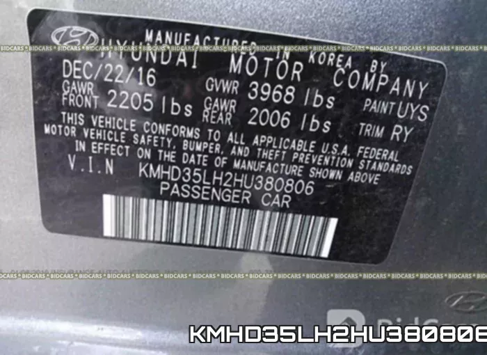 KMHD35LH2HU380806 фото 10