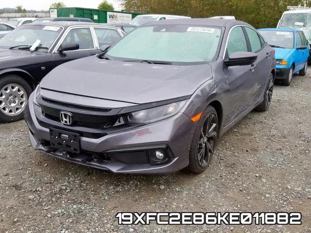 19XFC2E86KE011882 фото 3