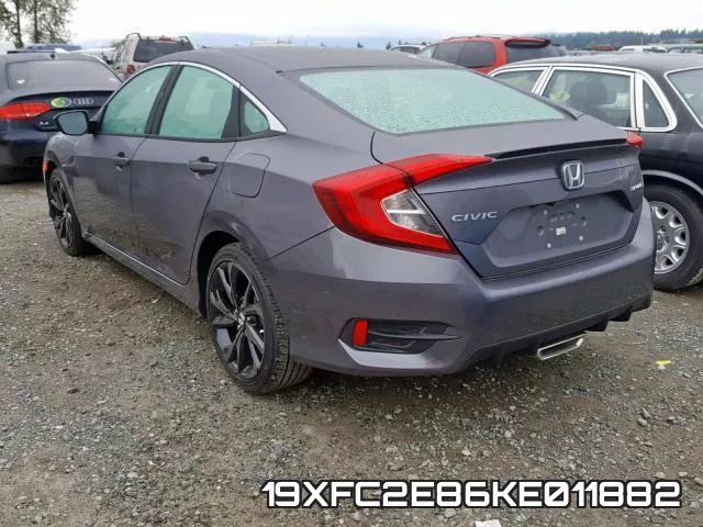 19XFC2E86KE011882 фото 4