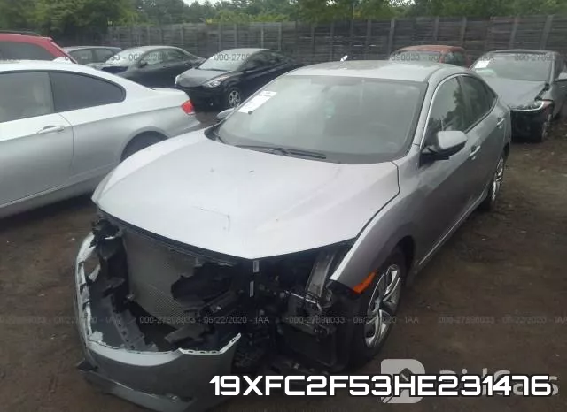 19XFC2F53HE231476 фото 3