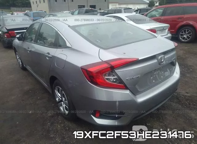 19XFC2F53HE231476 фото 4