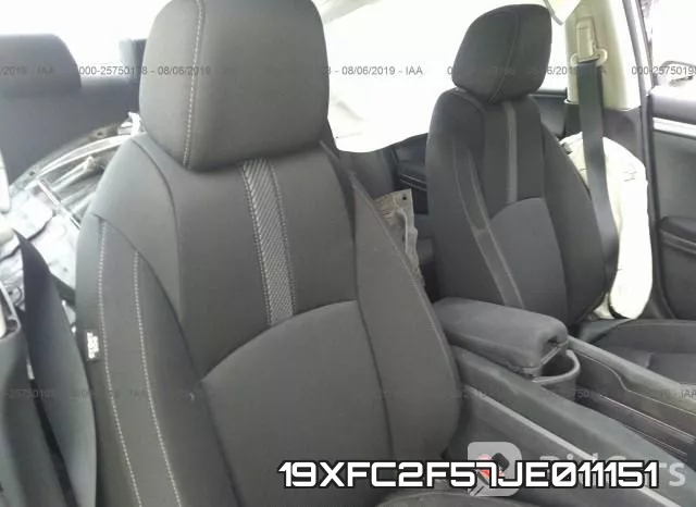 19XFC2F57JE011151 фото 9