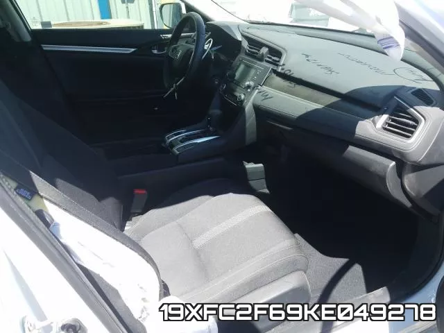 19XFC2F69KE049278 фото 6