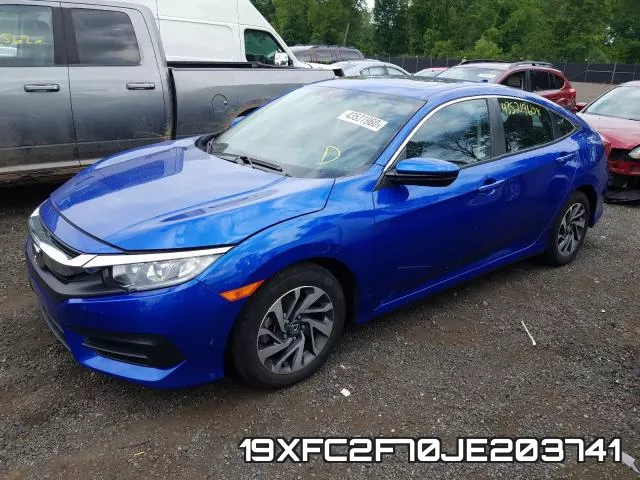 19XFC2F70JE203741 фото 3