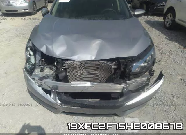 19XFC2F75HE008678 фото 7